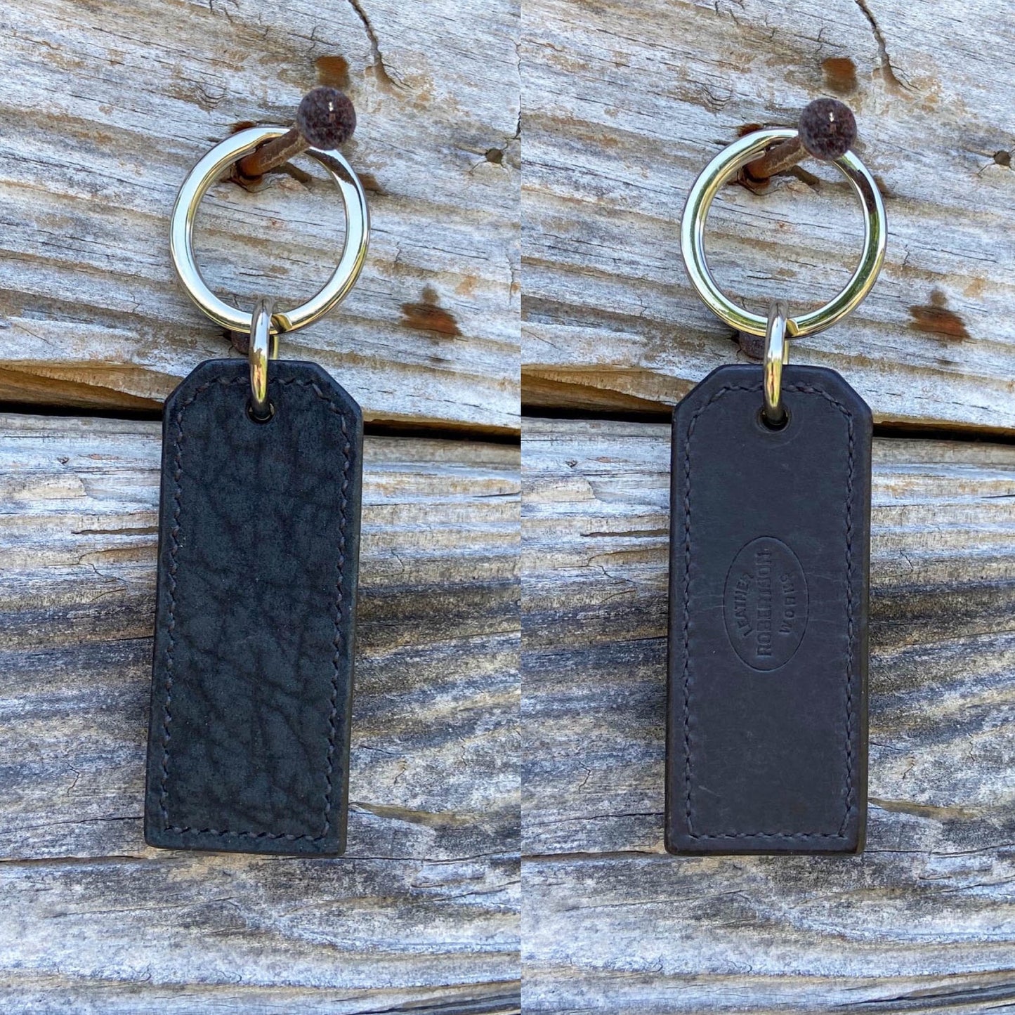 Exotic Leather Key Chain/ Fob