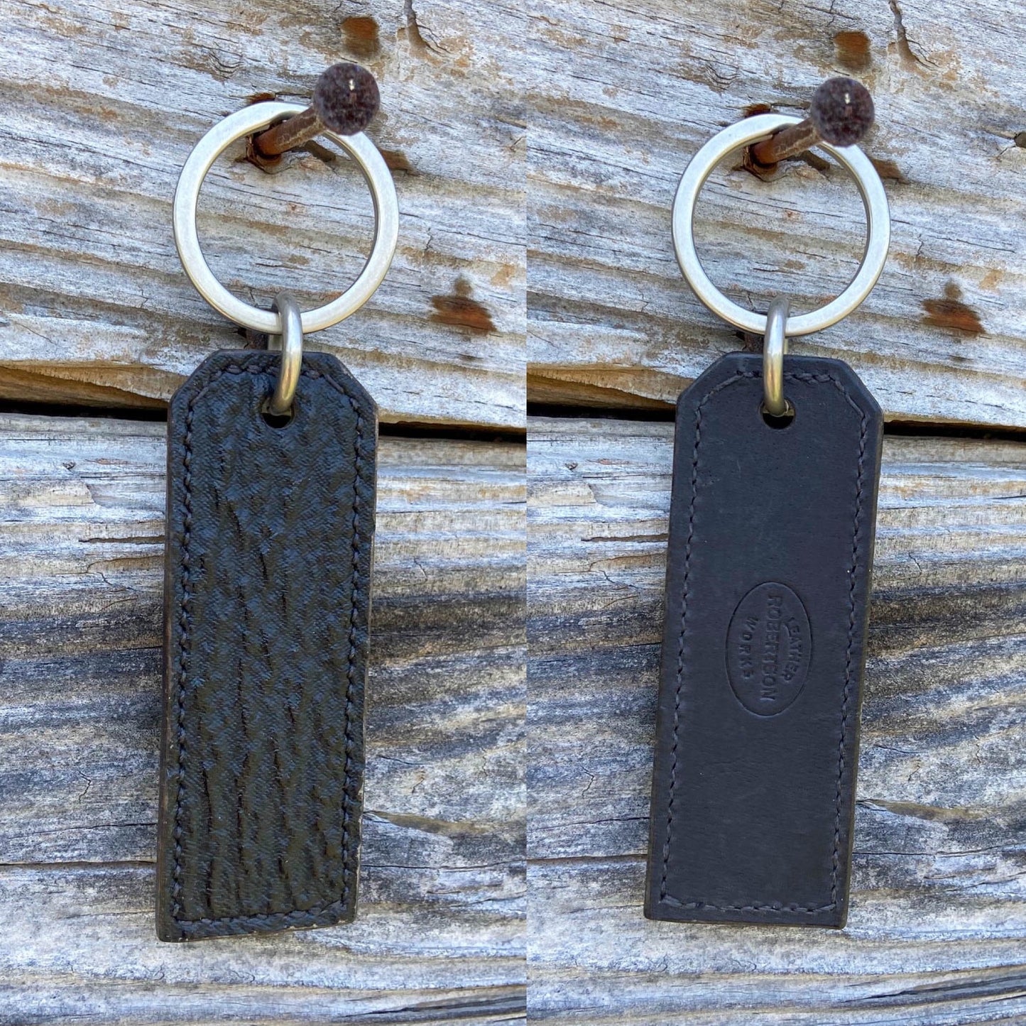 Exotic Leather Key Chain/ Fob