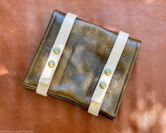 6-Knife Case in Antibellum Leather
