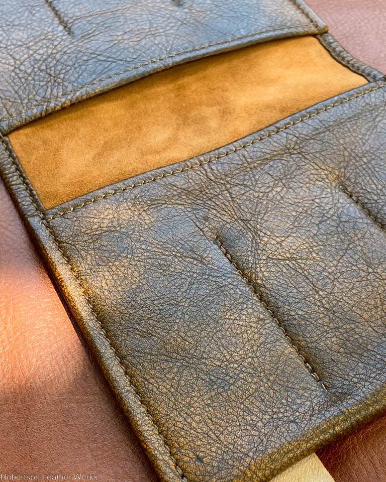 6-Knife Case in Antibellum Leather