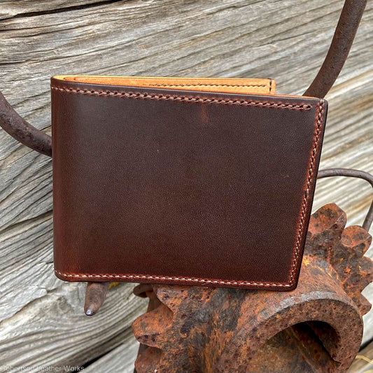 Bifold Wallet in Dark Brown Oil Tan