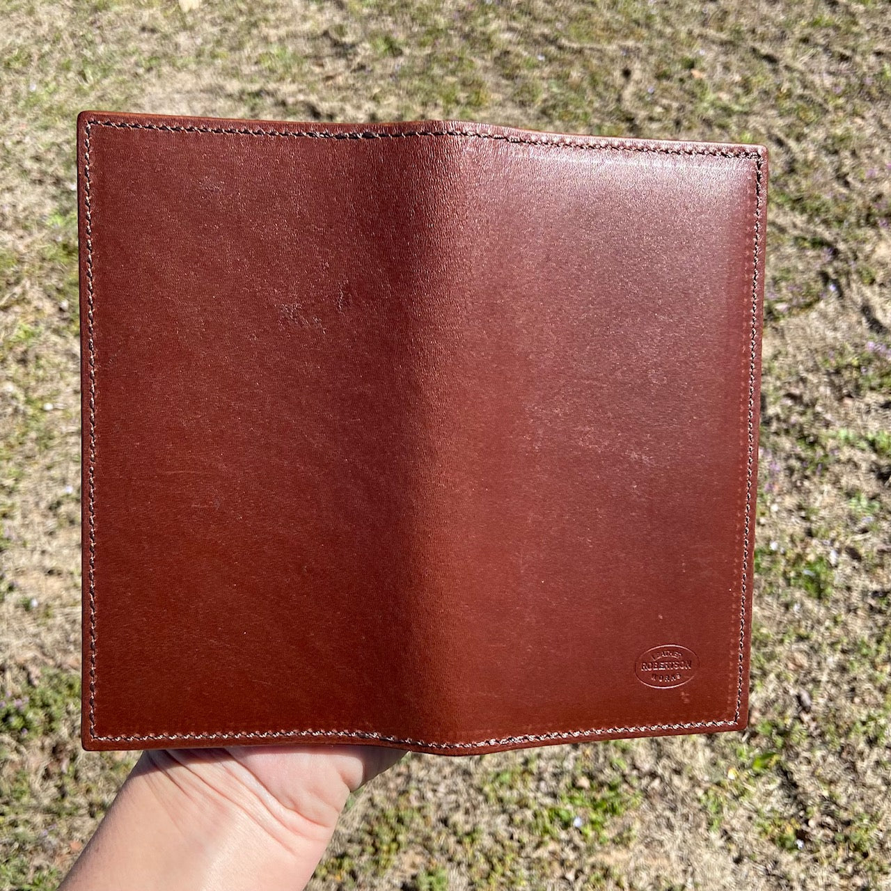 Tall Wallet in English Chestnut