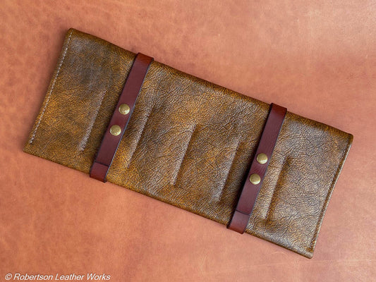 12-Knife Case in Antebellum Leather