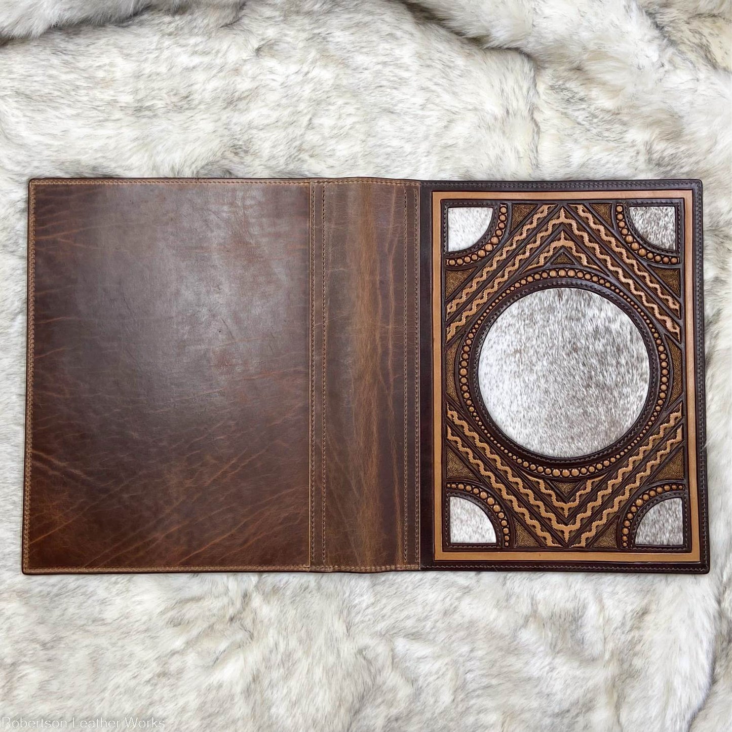 Tooled Cowhide Legal Pad Cover – Robertson Leather Works